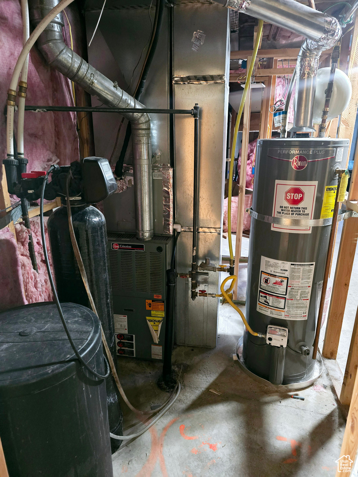 Newer water heater, soft water system that works and furnace which needs to be replaced.