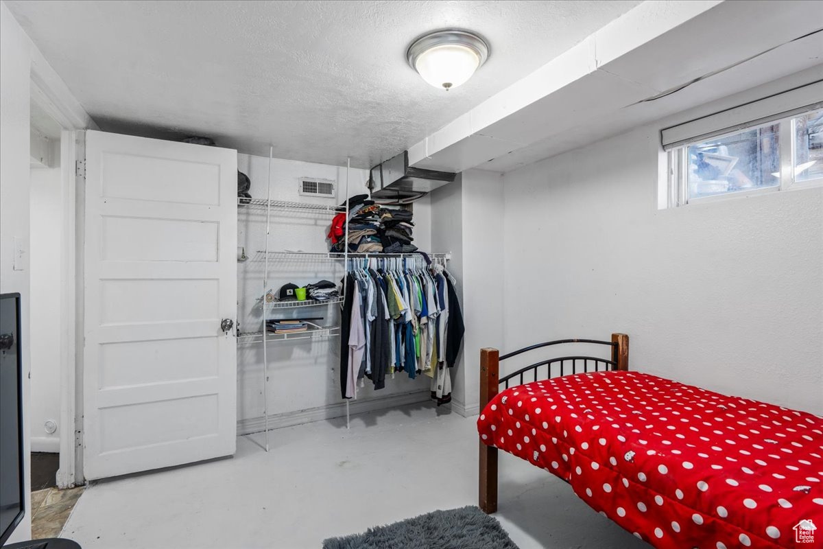 Bedroom featuring a closet