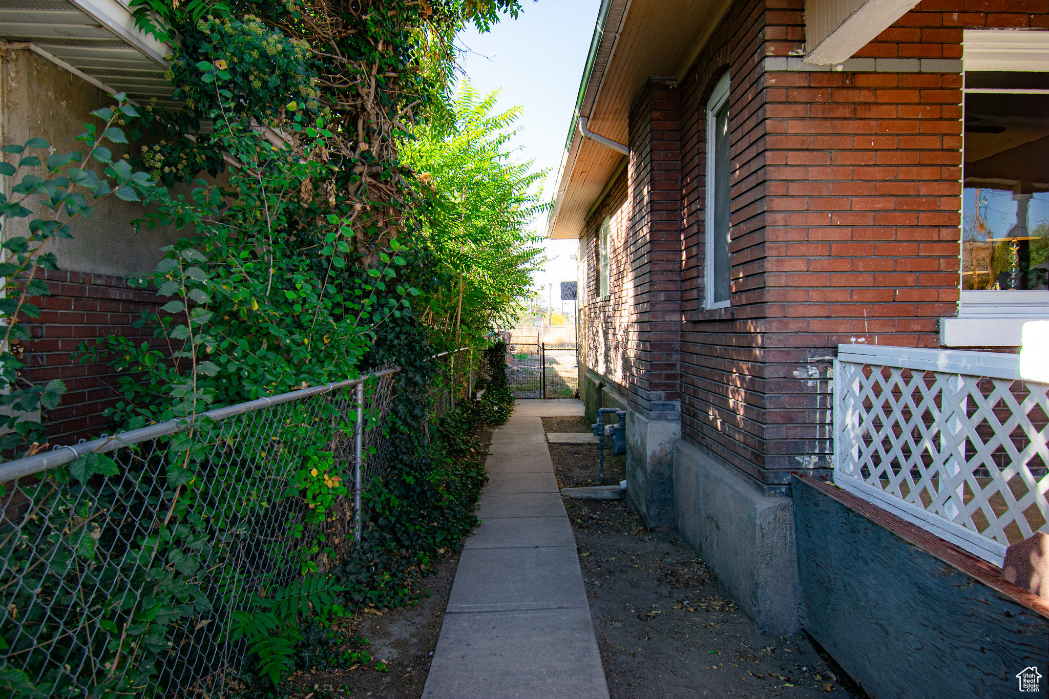 Pathway to the backyard