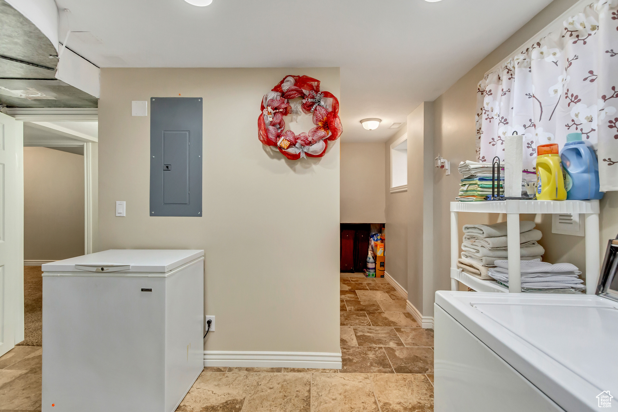 Laundry room with extra storage