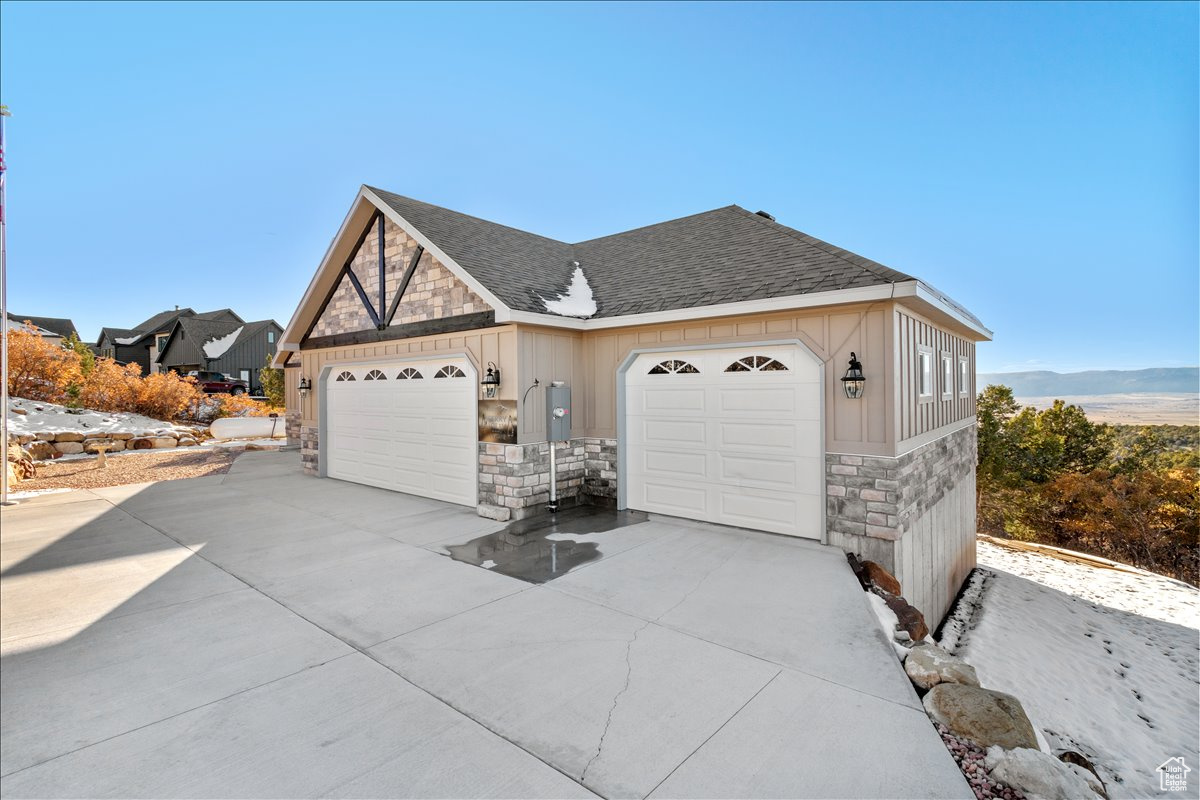 Garage view