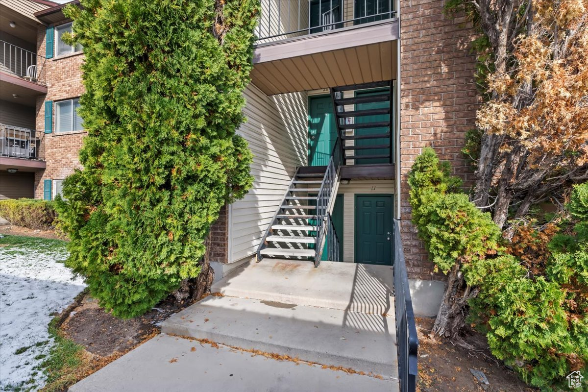 View of entrance to property