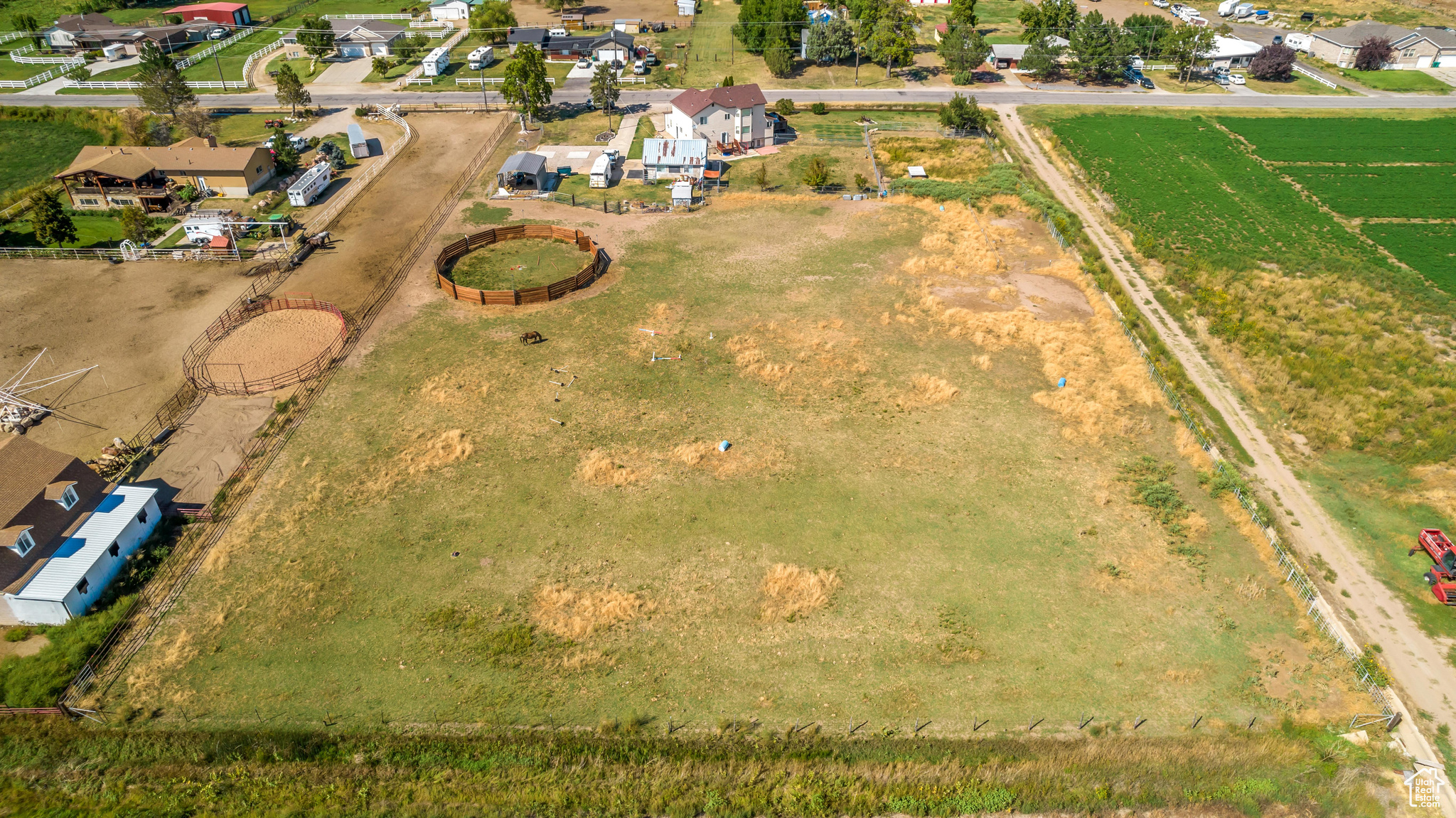 Drone / aerial view featuring a rural view