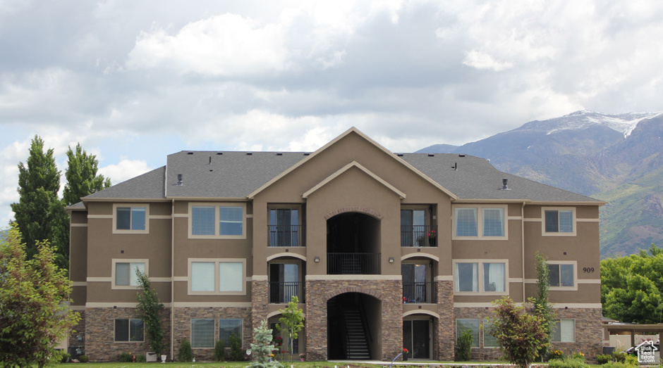 View of property featuring a mountain view