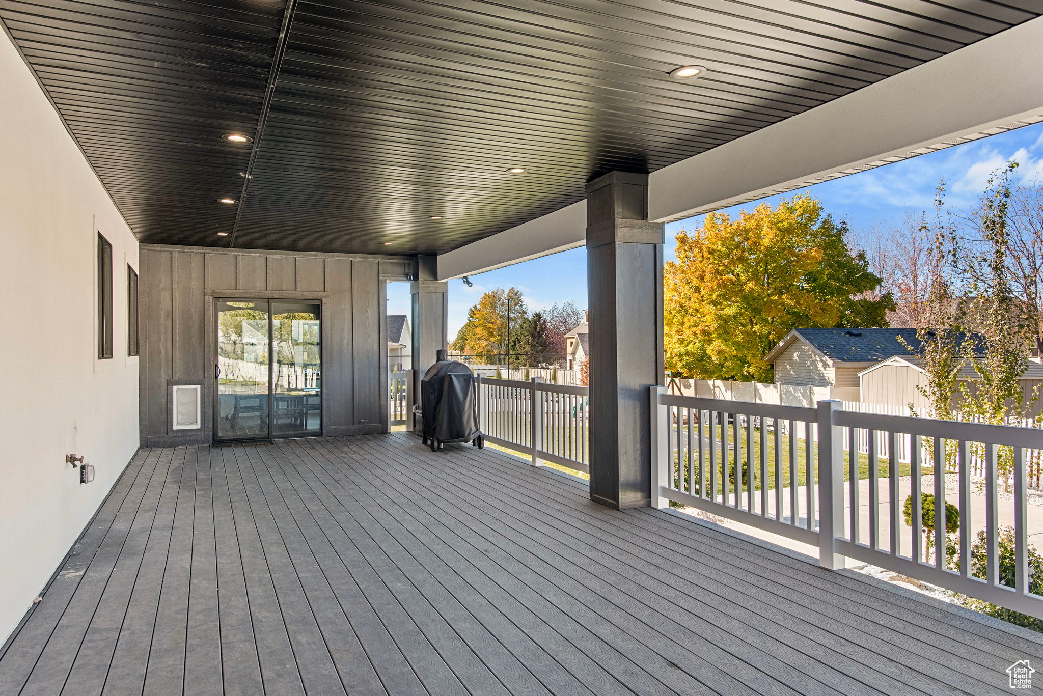 View of deck