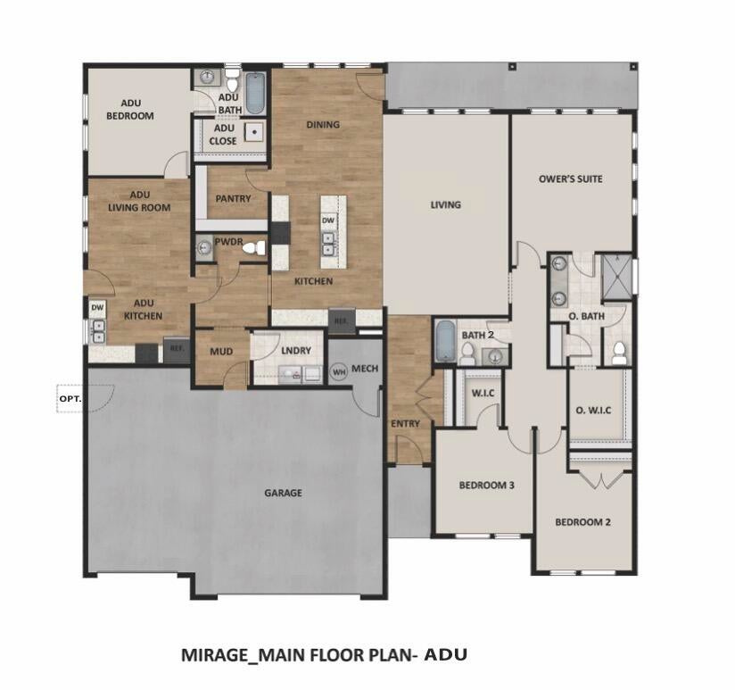 Mirage Floorplan