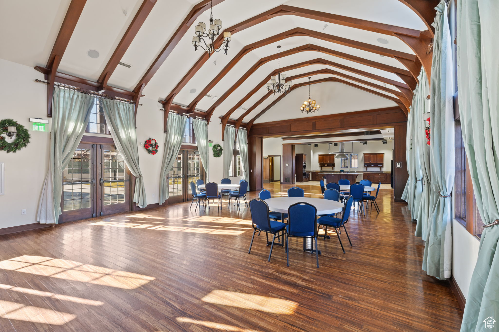 Clubhouse dining area