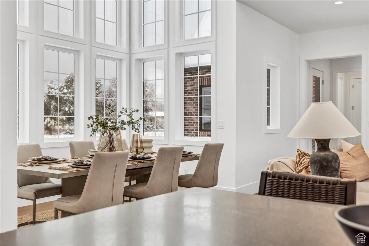 View of dining area