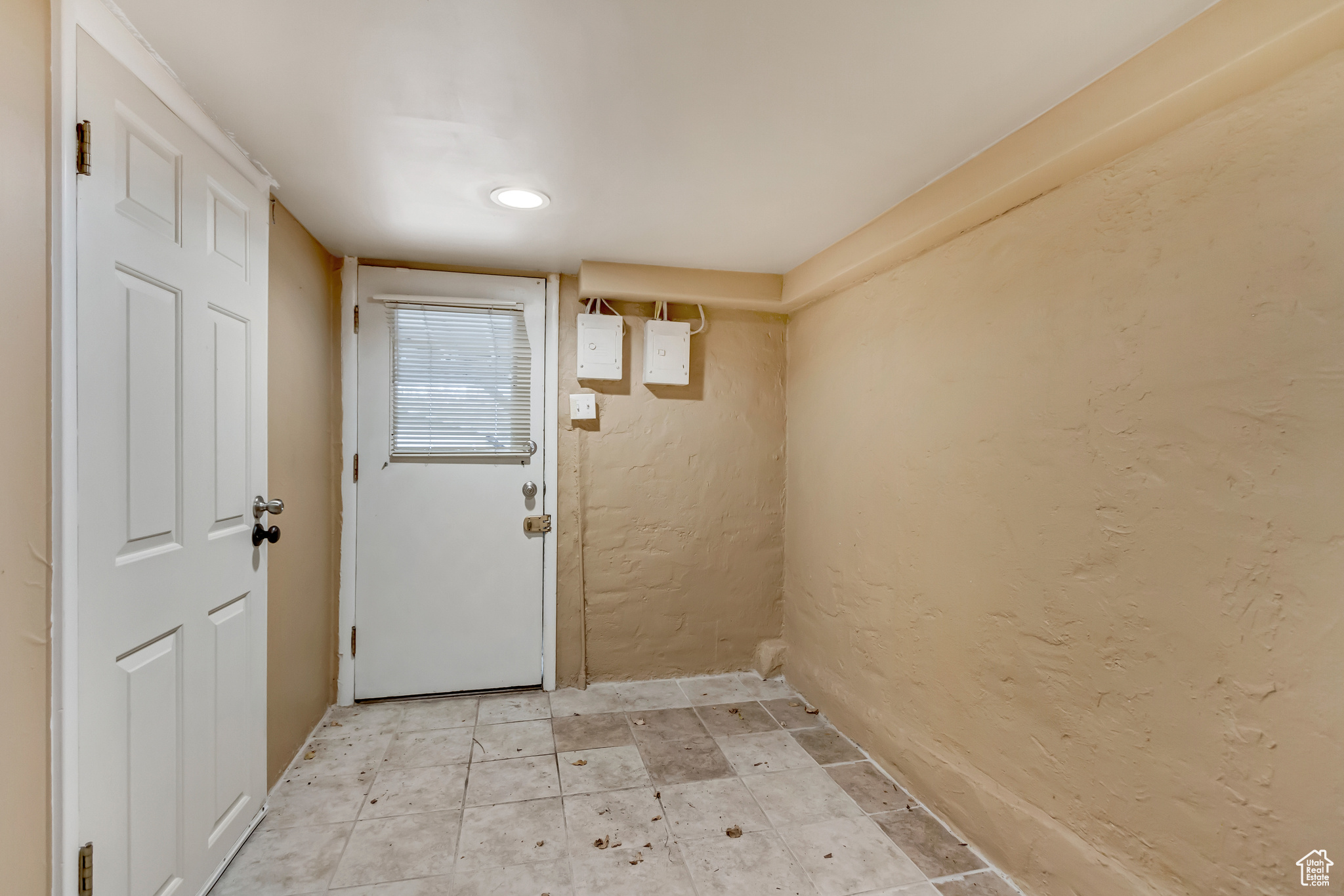 Downstairs apartment entryway