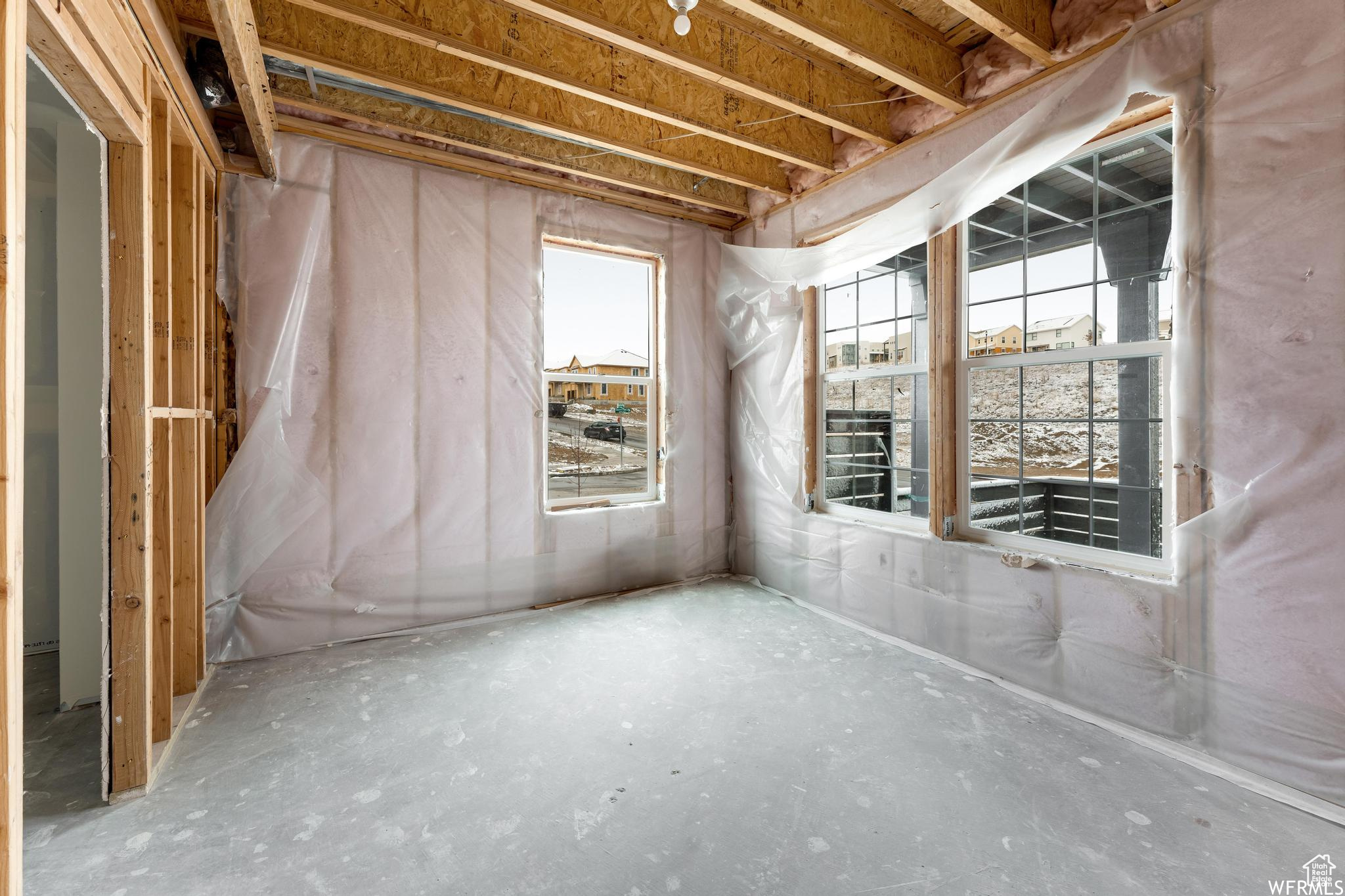 Full Unfinished Bedroom/Bathroom On Main Level