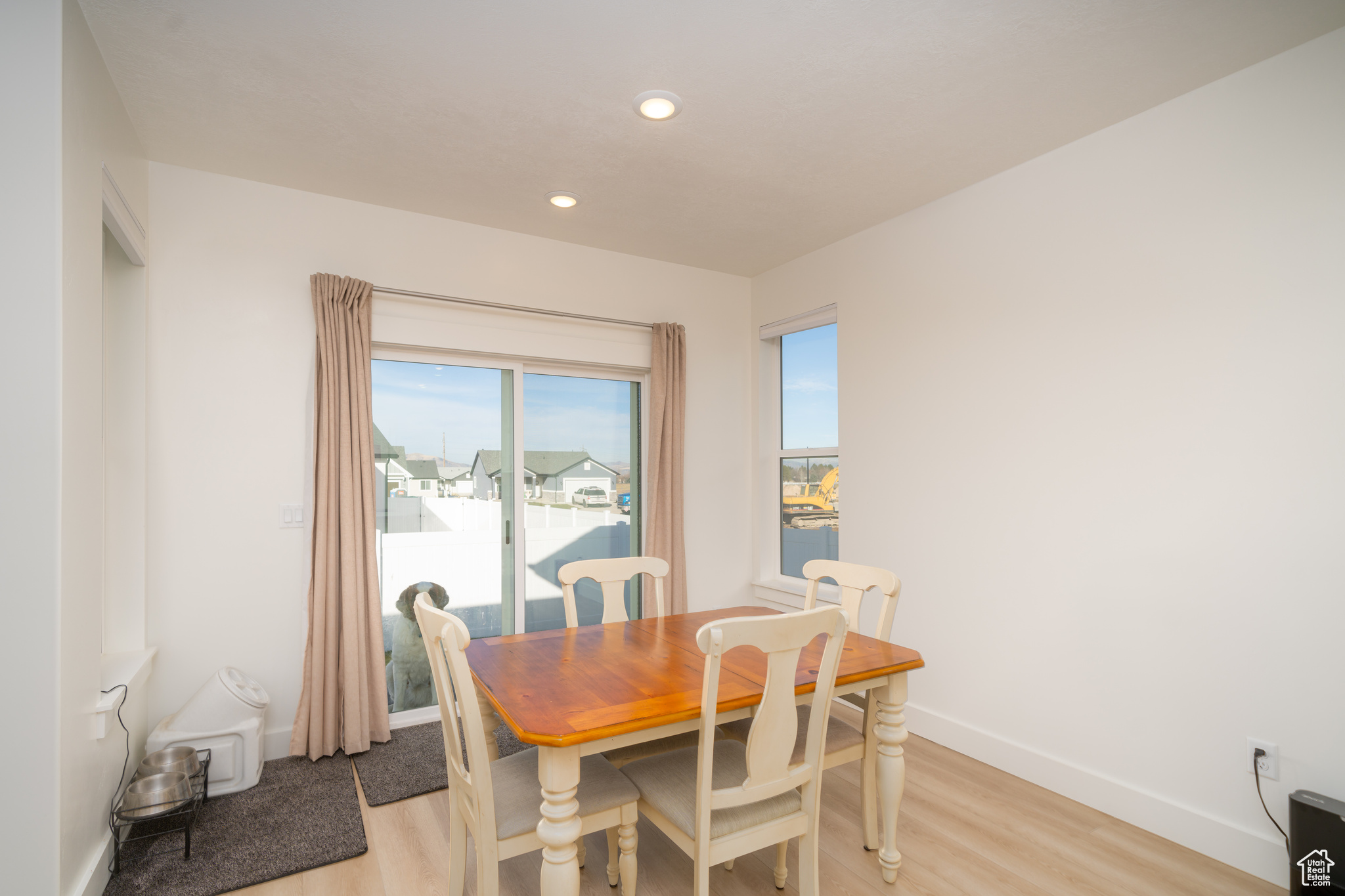 Dining room featuring light hardwood / wood-style floors