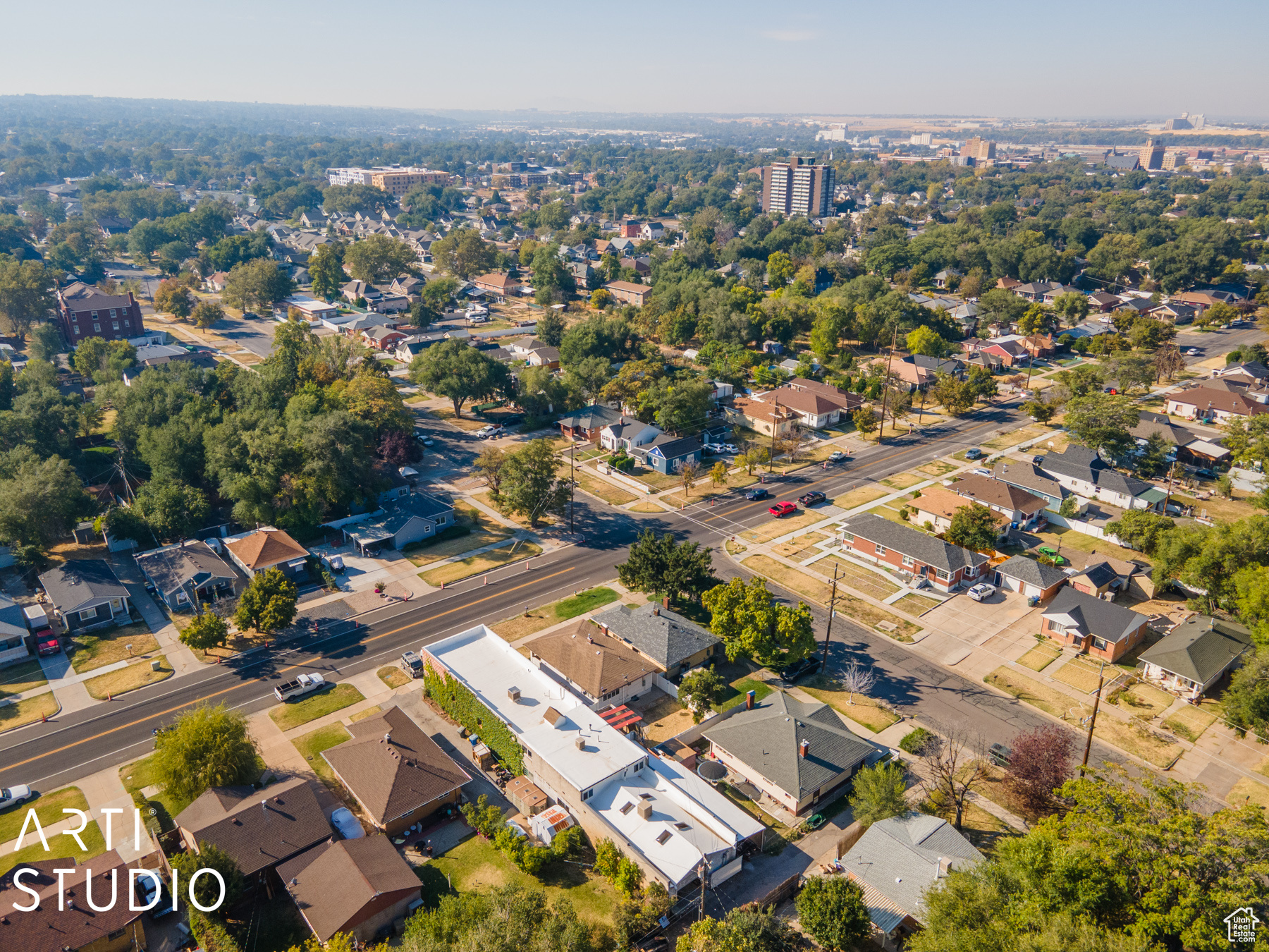 Drone / aerial view