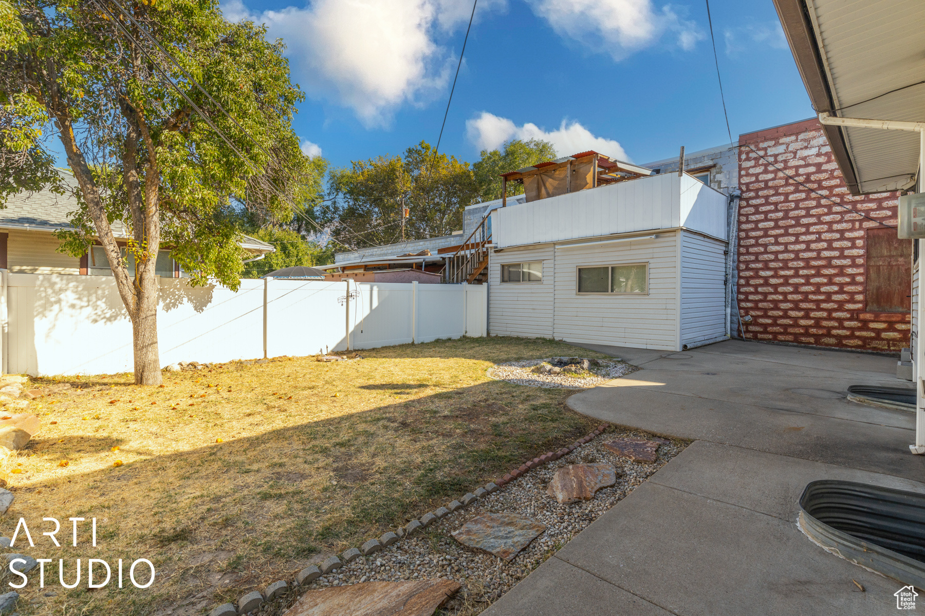 View of yard featuring a patio