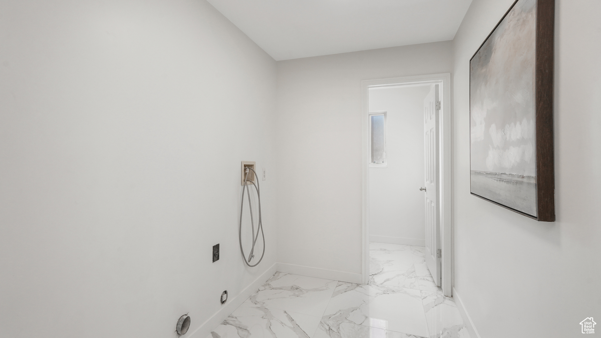 View of Laundry room with additional half bath