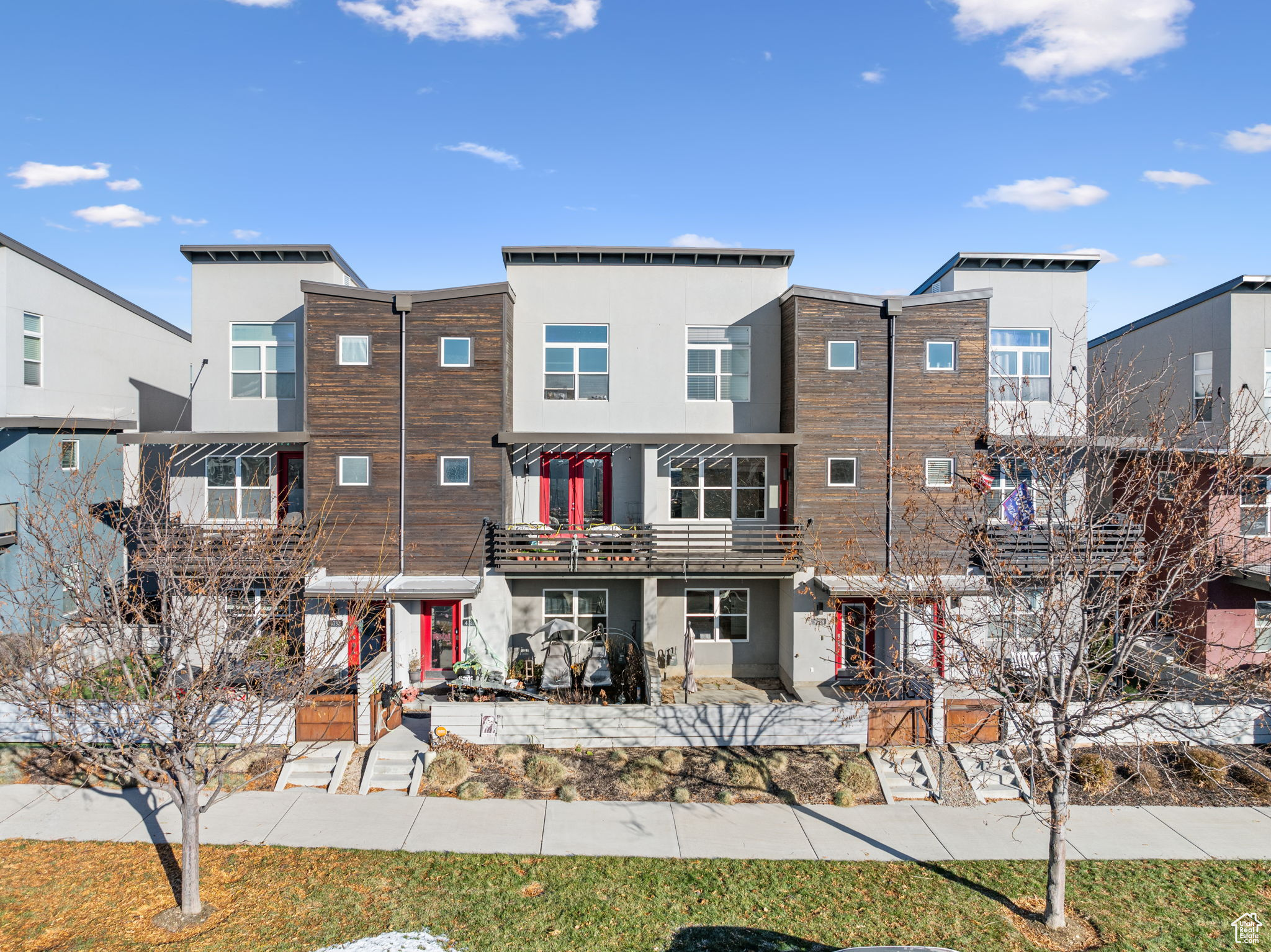 Exterior space featuring a balcony