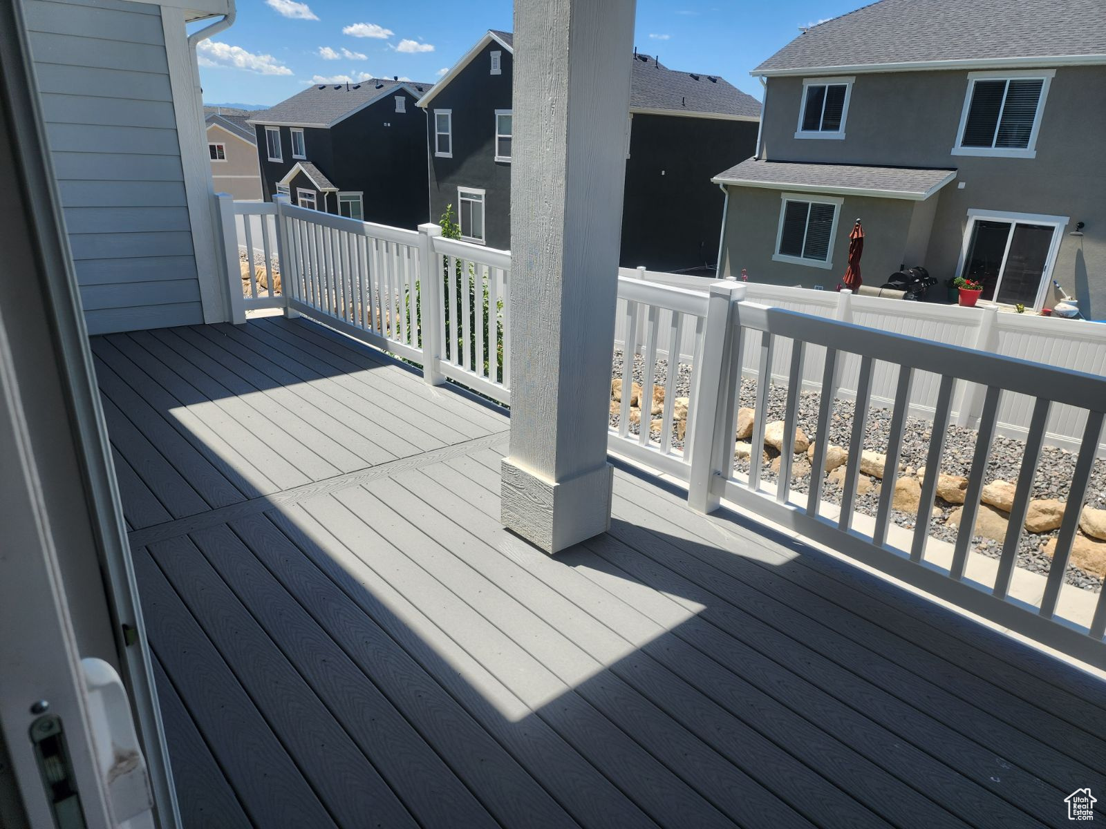 View of deck