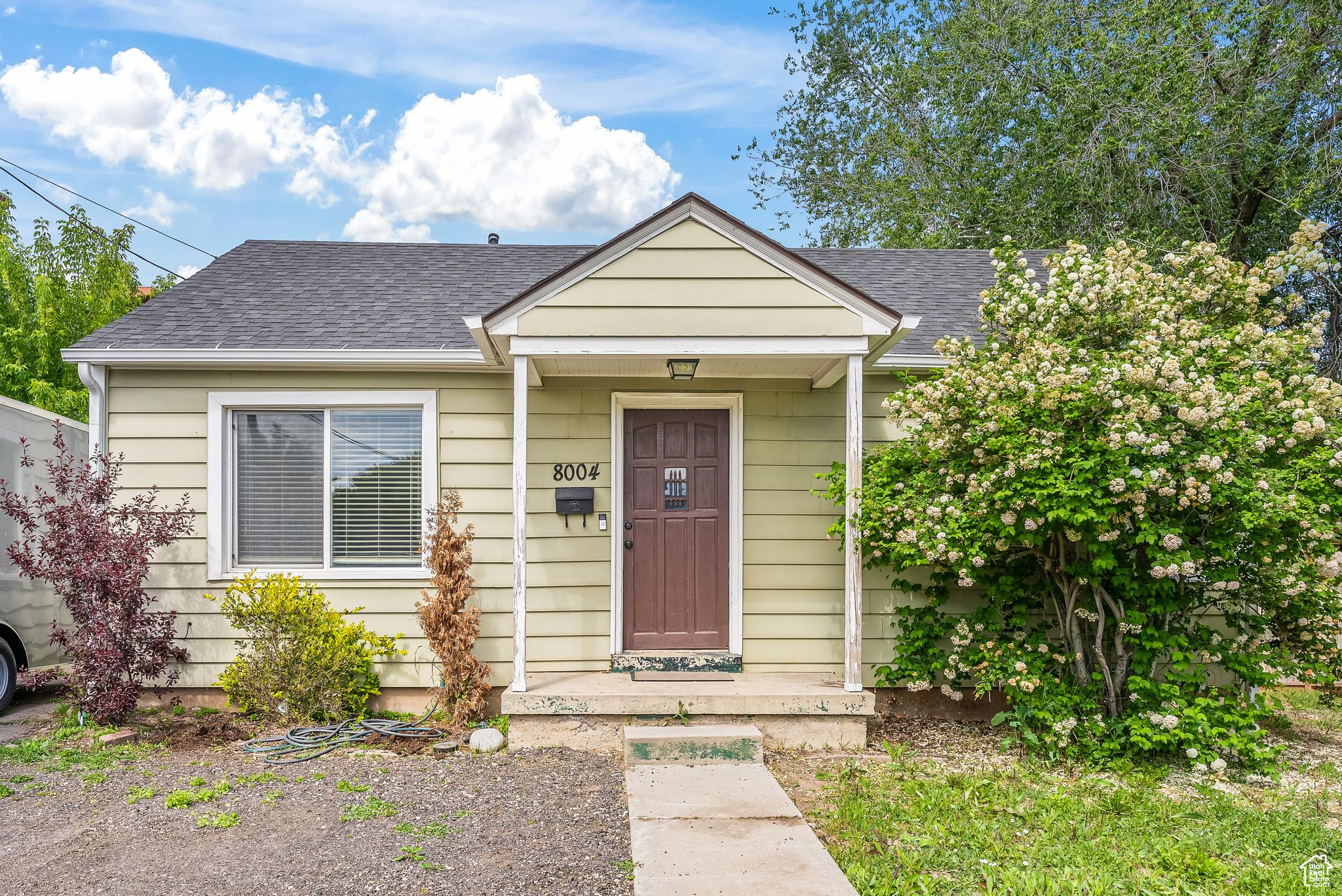 View of bungalow-style home