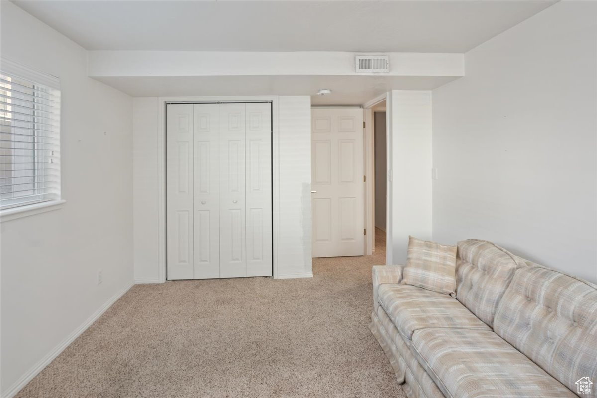 Basement bedroom