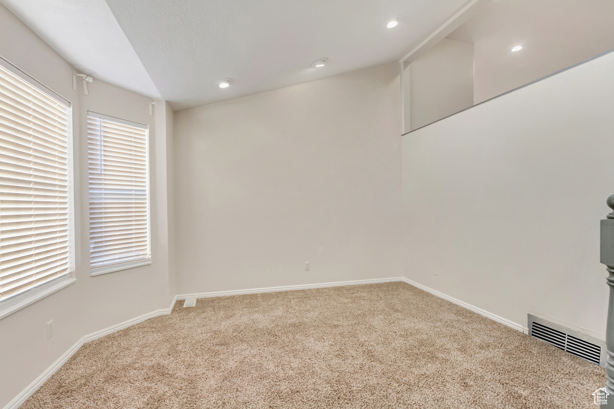 Empty room with carpet