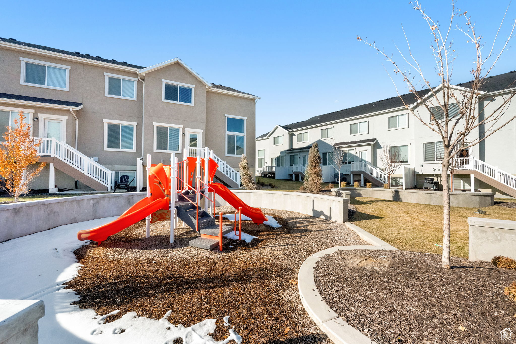 View of jungle gym