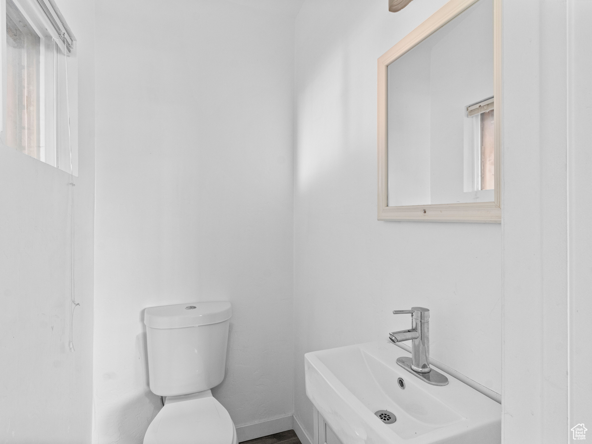 Bathroom with toilet and sink