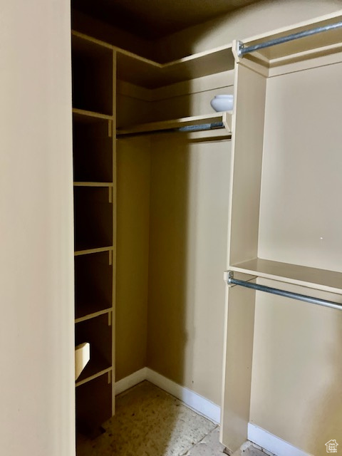 View of spacious closet