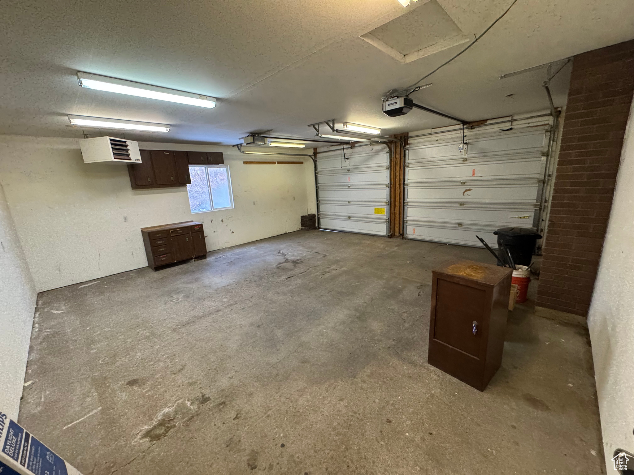 Garage with heater