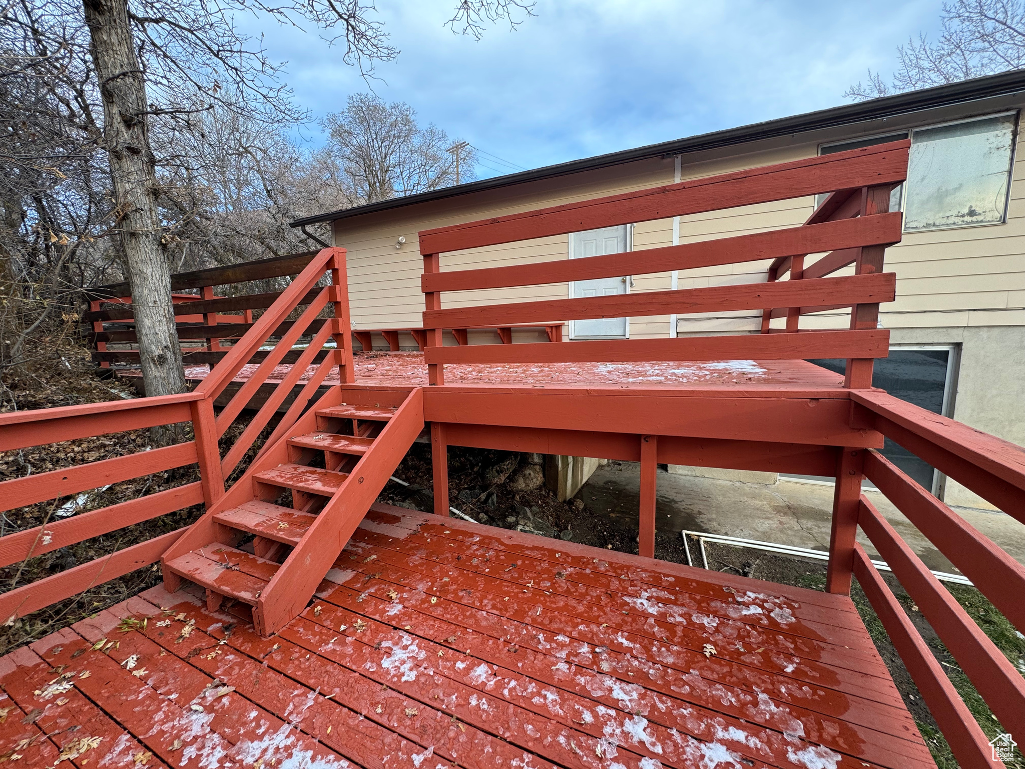 View of deck