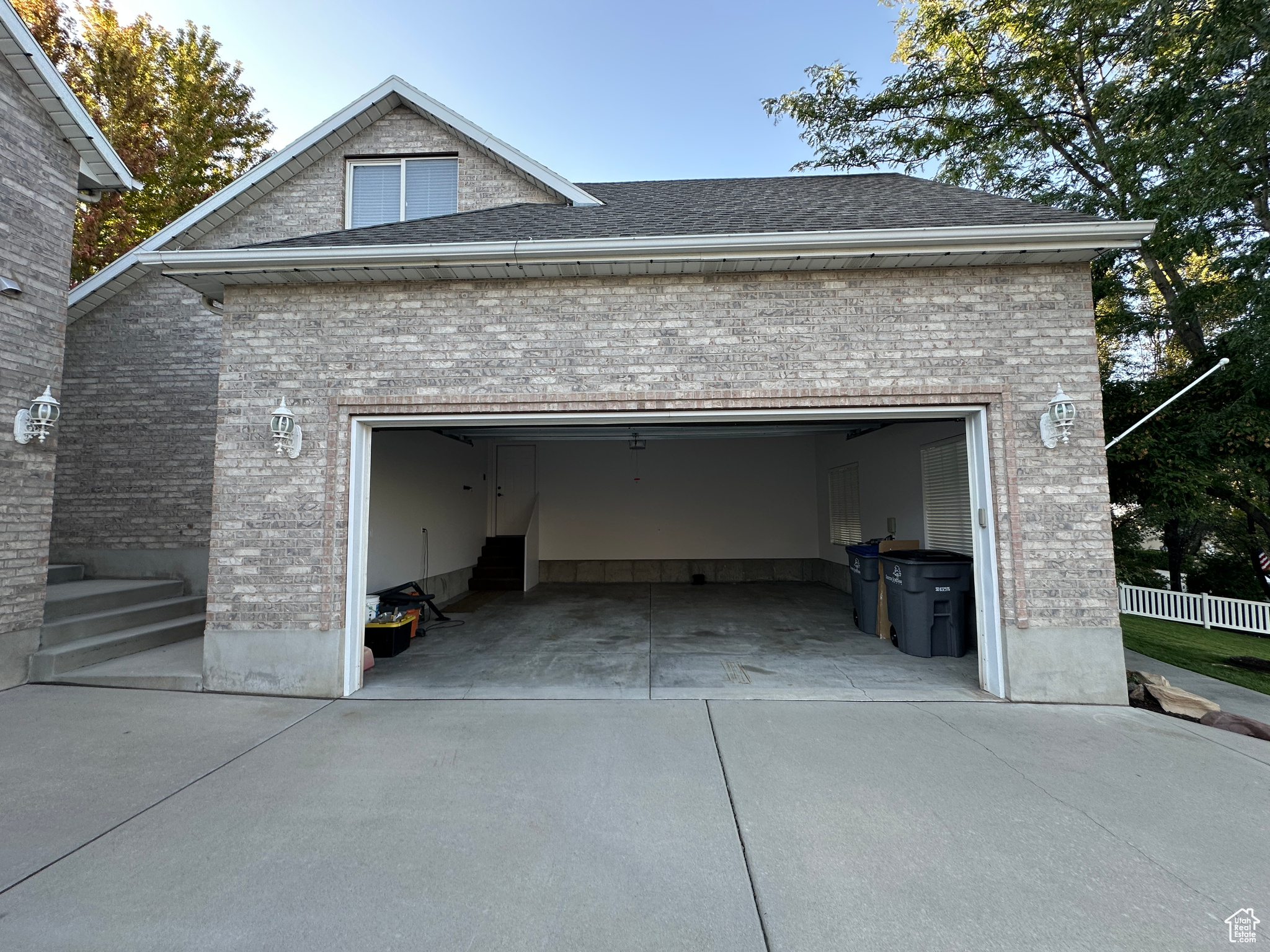 Main house 2 car garage