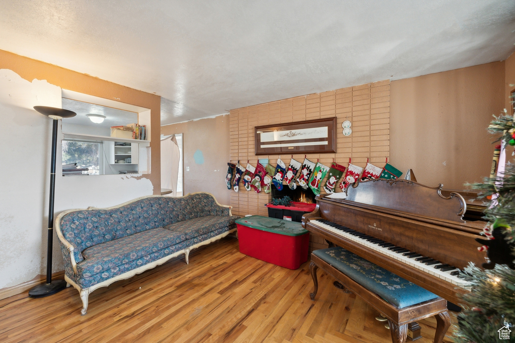 Interior space featuring hardwood / wood-style floors