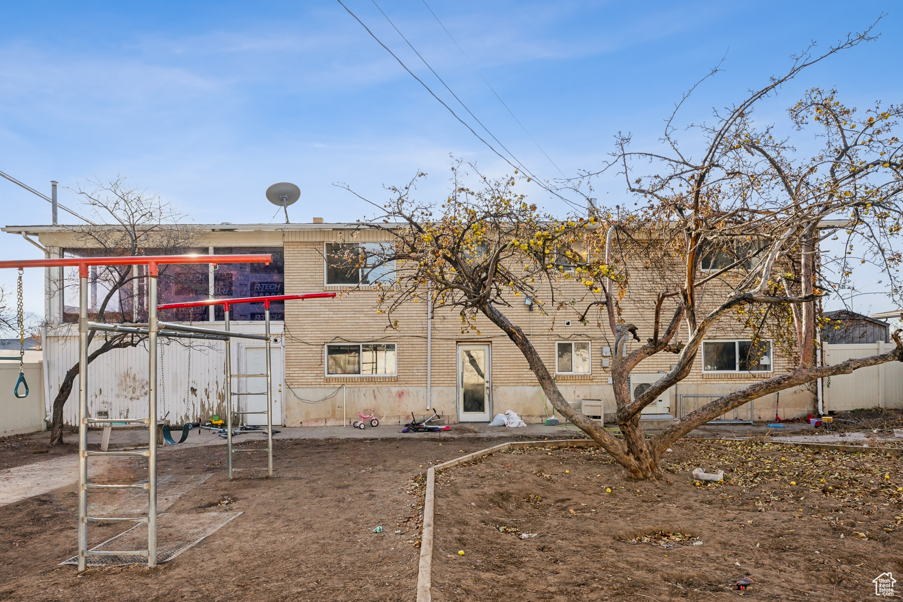 View of back of property