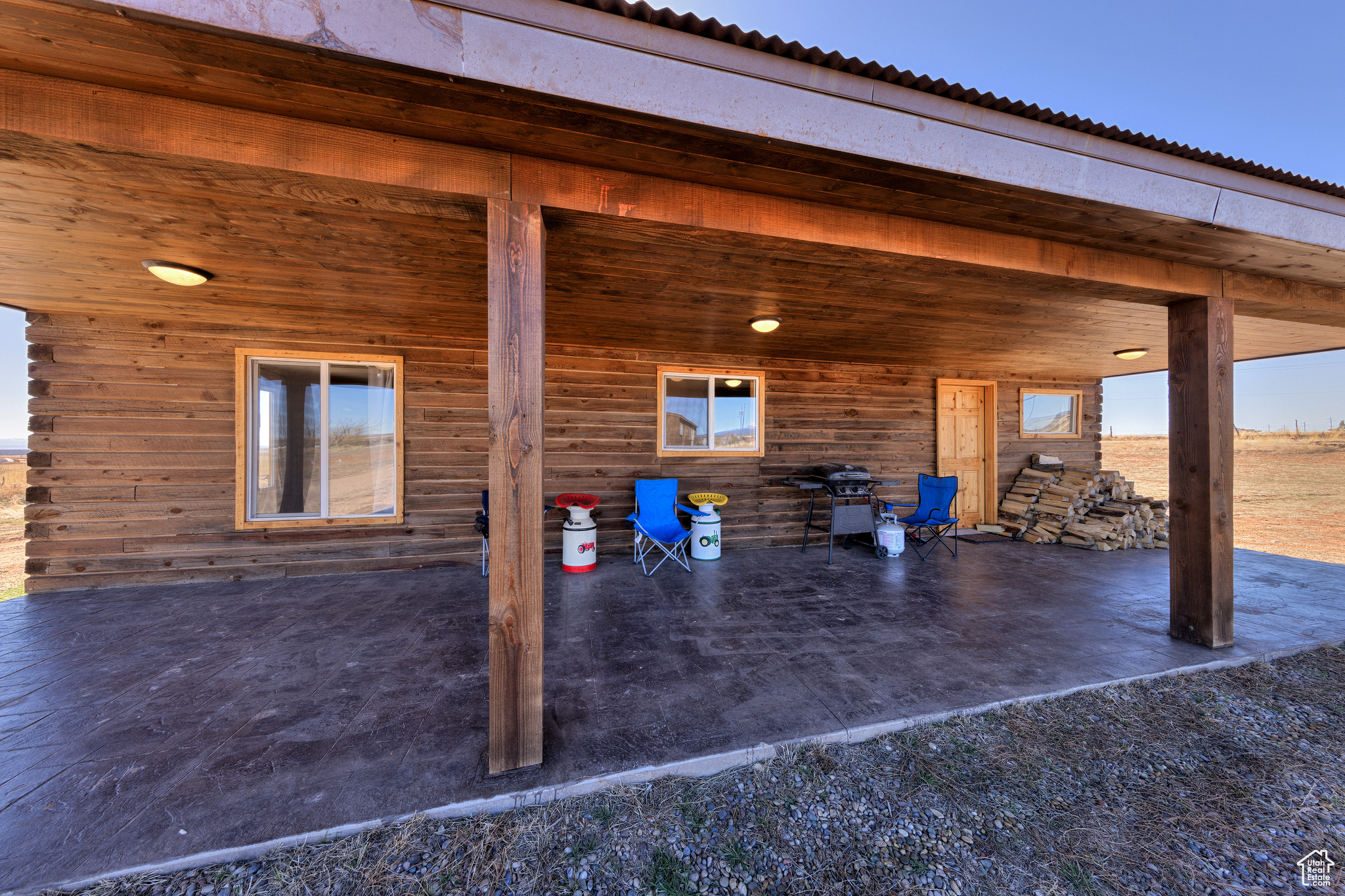 View of patio