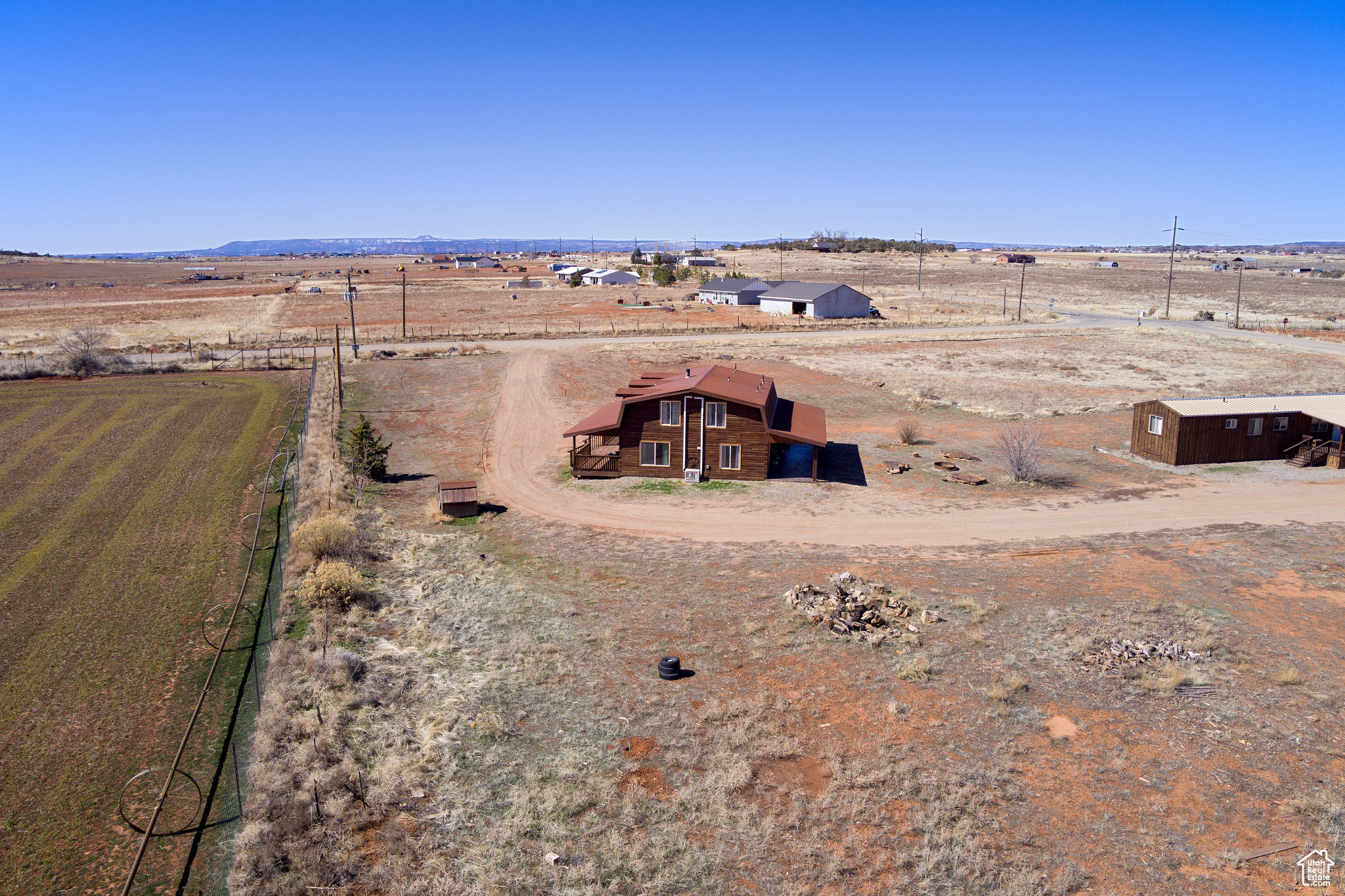 Bird's eye view featuring a rural view