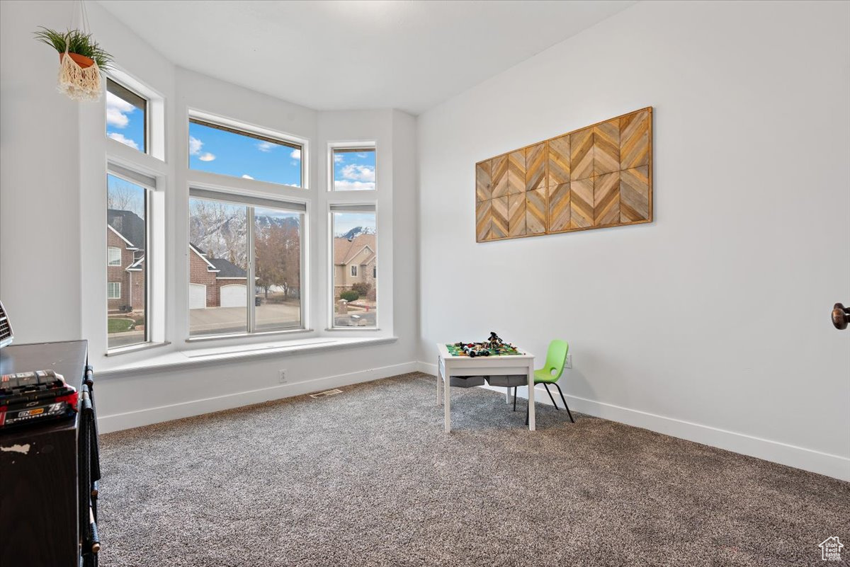 Interior space with a wealth of natural light