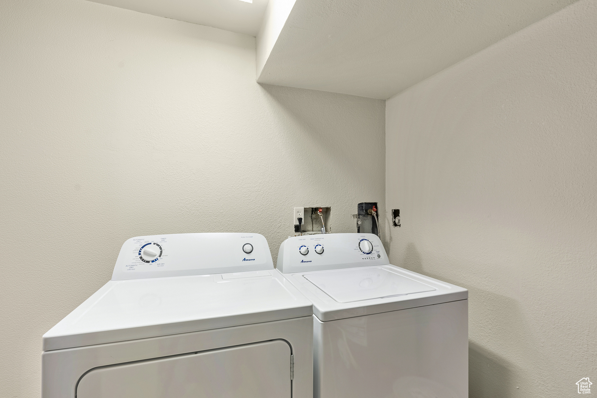 Laundry room with washer and dryer