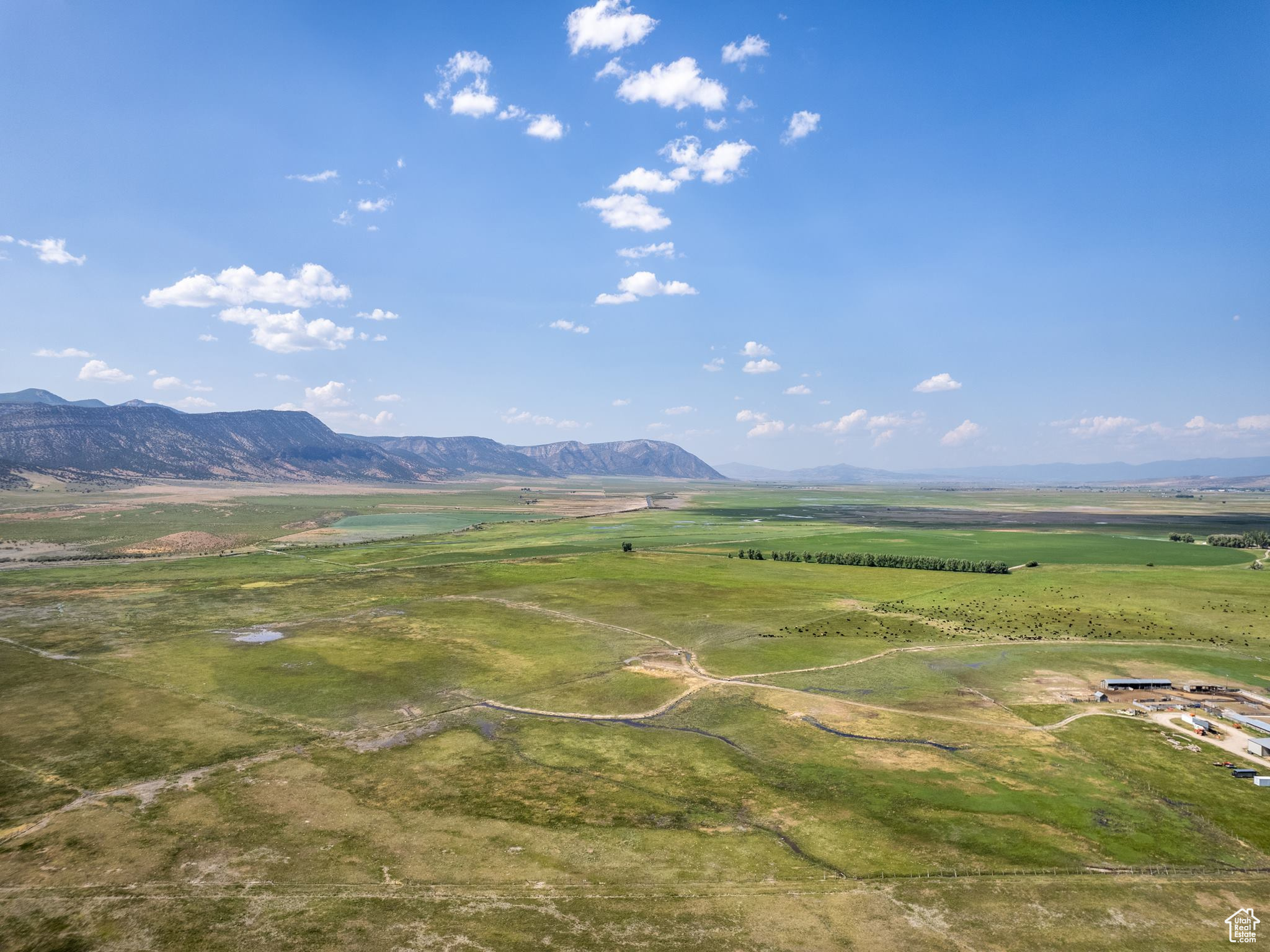 Mountain view with a rural view