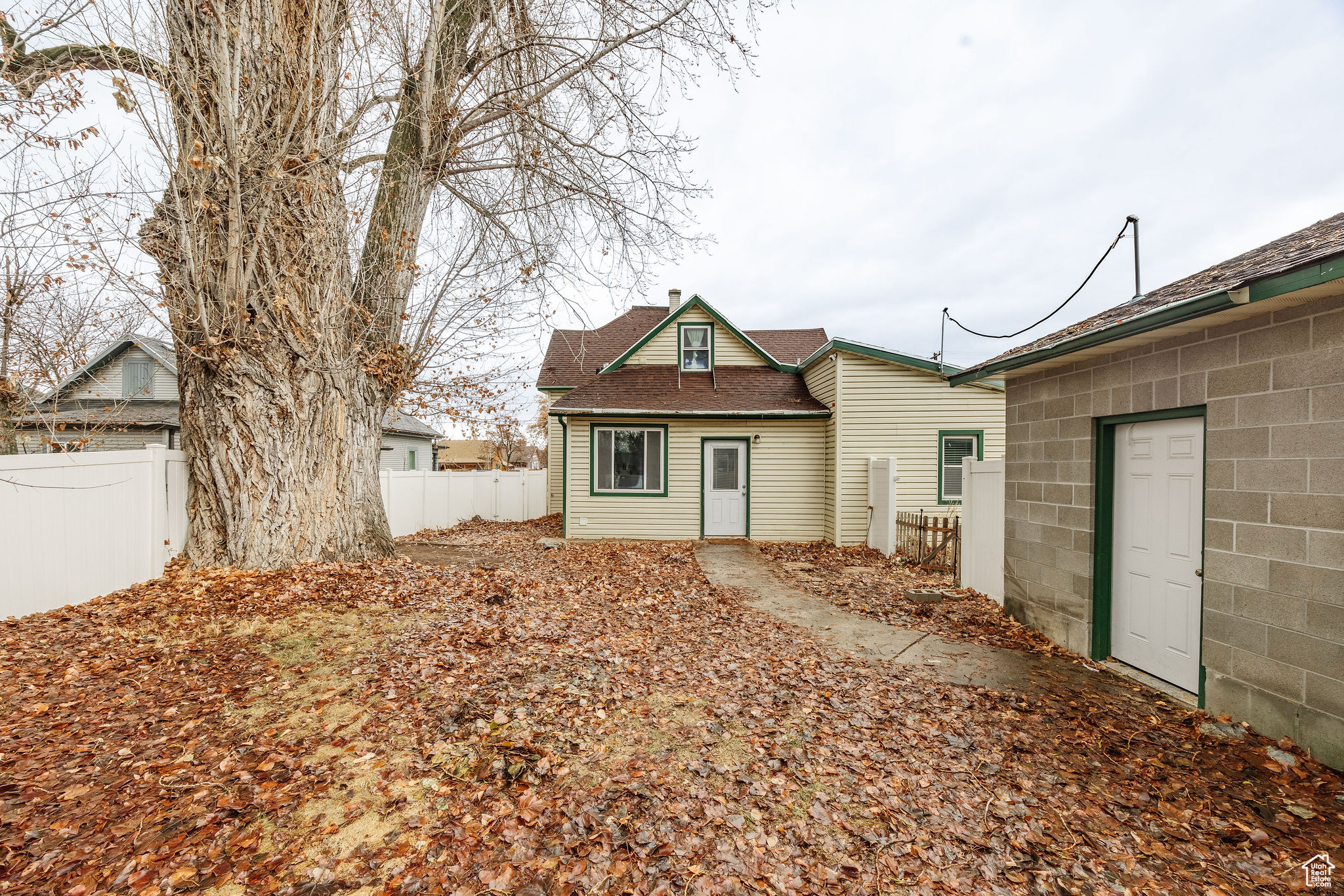 View of back of property