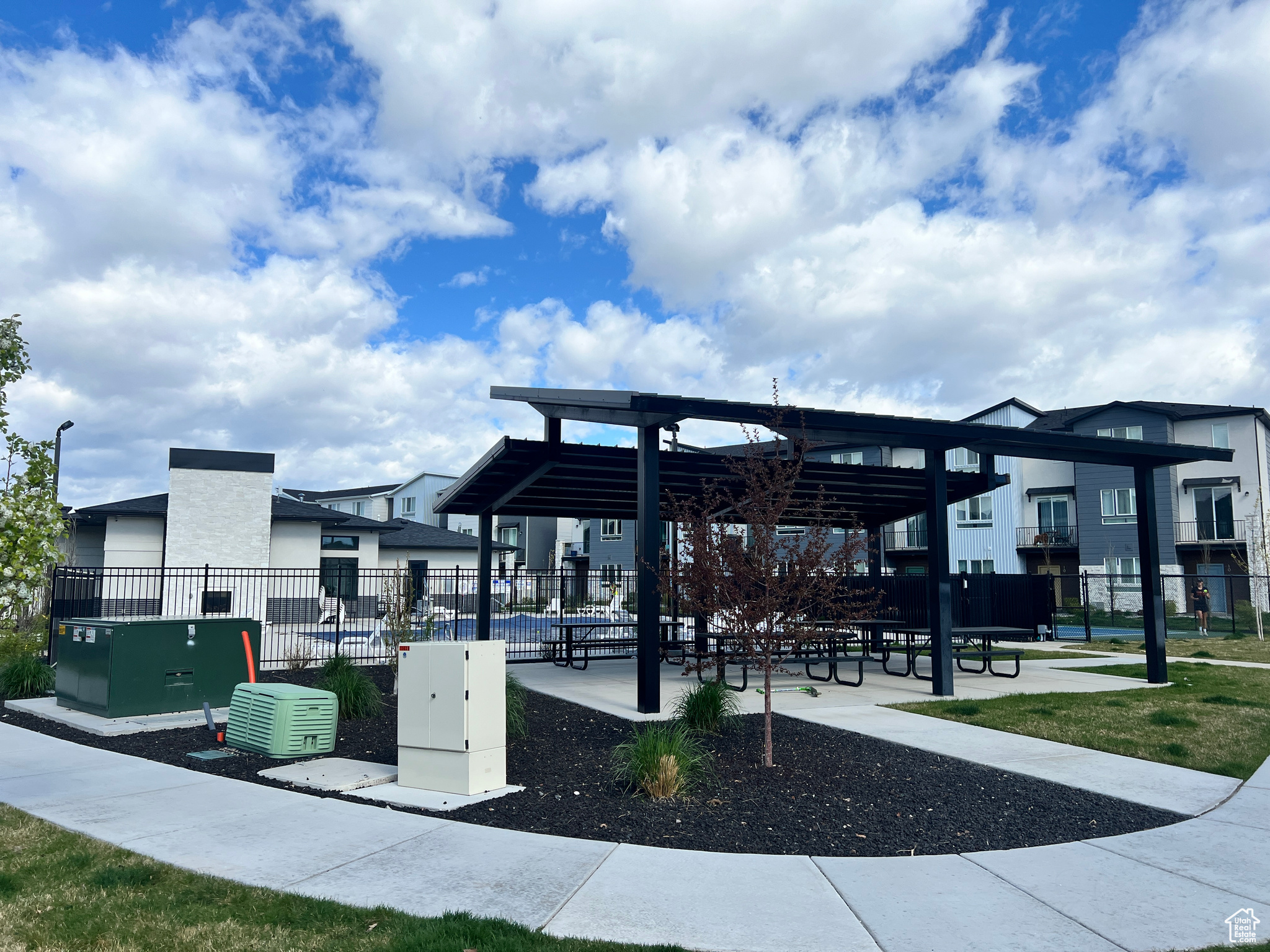 View of community pavilion