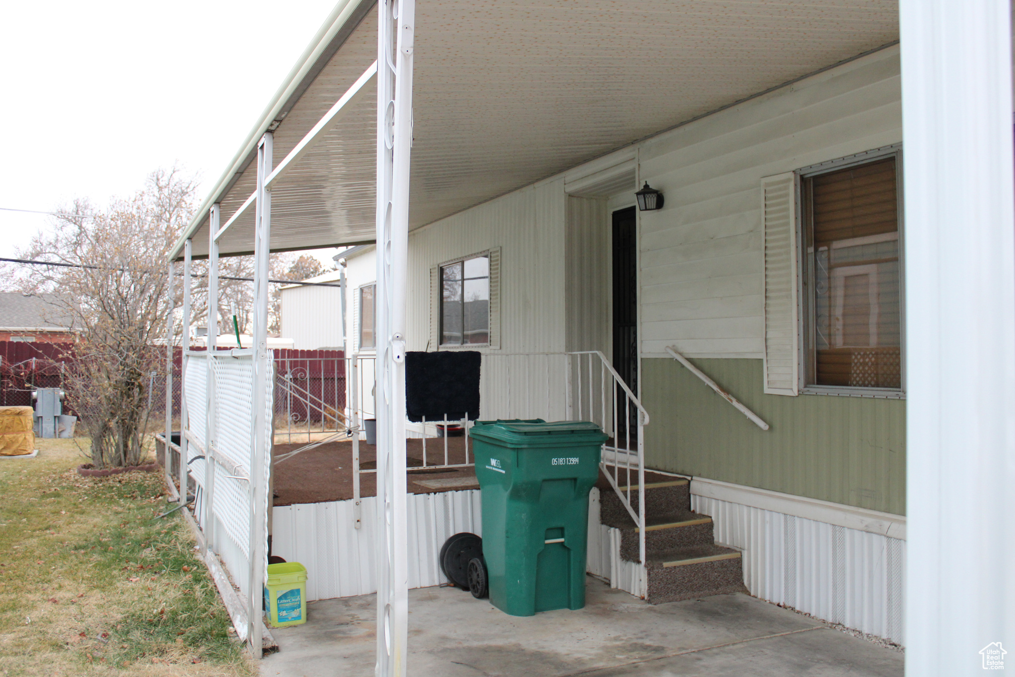 View of property exterior from driveway