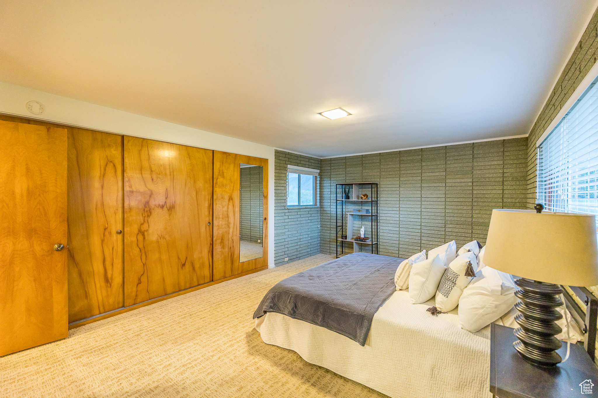 Bedroom featuring carpet floors