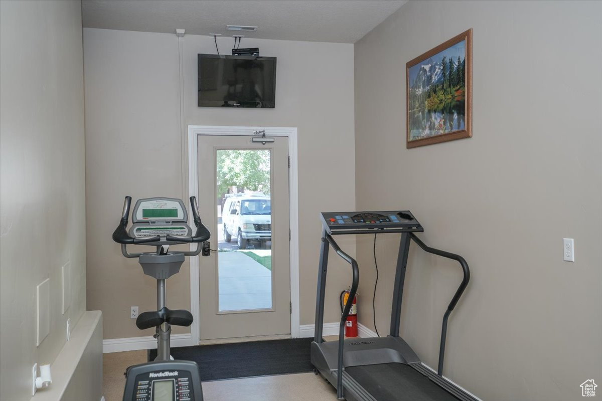 Club House HOA Amenity.  Club House View of workout room