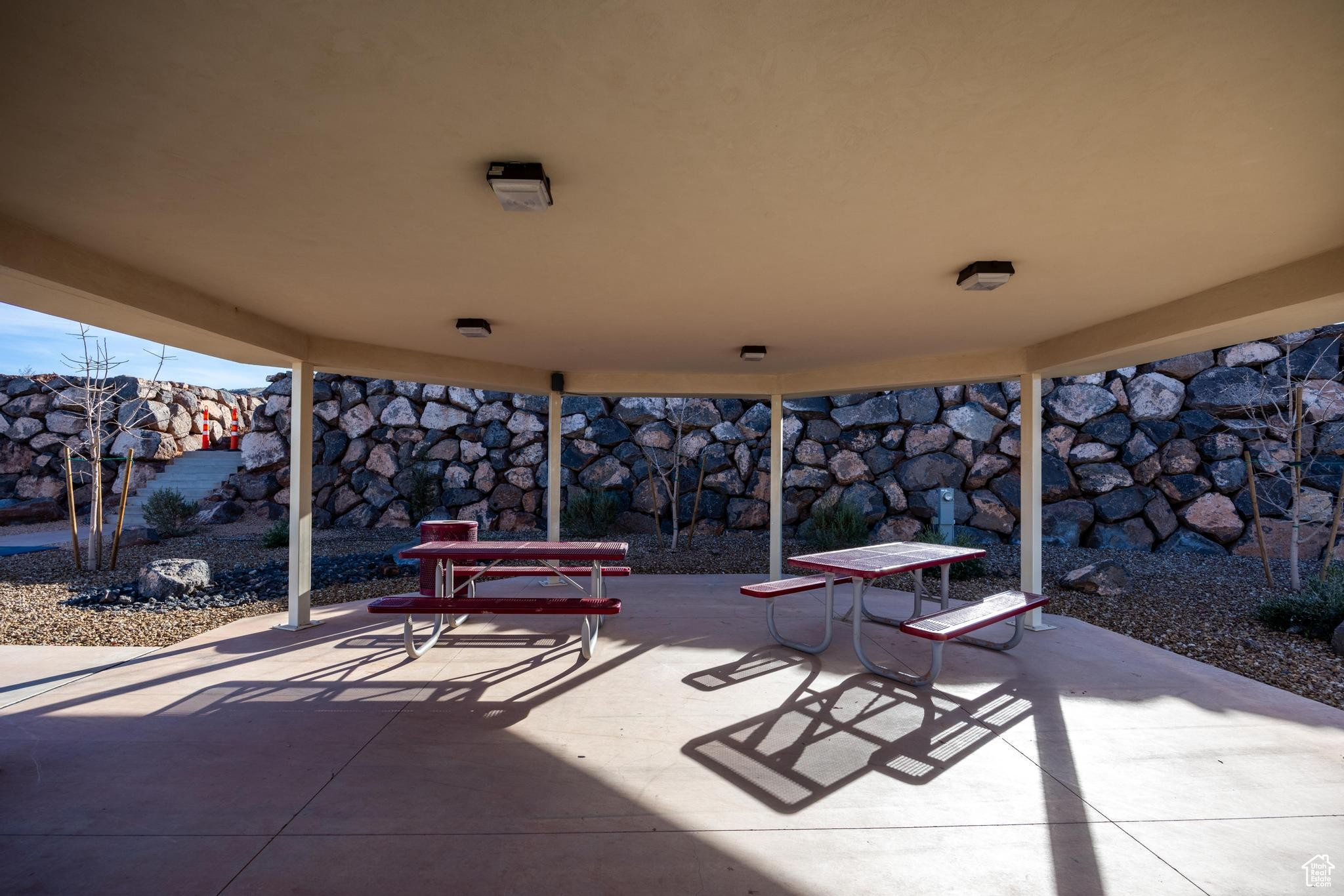 View of picnic area