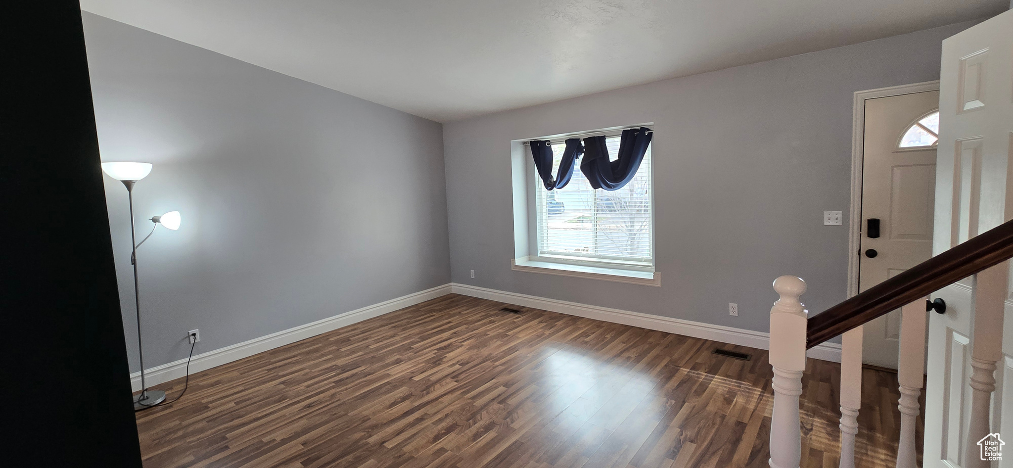 Living room with window seat