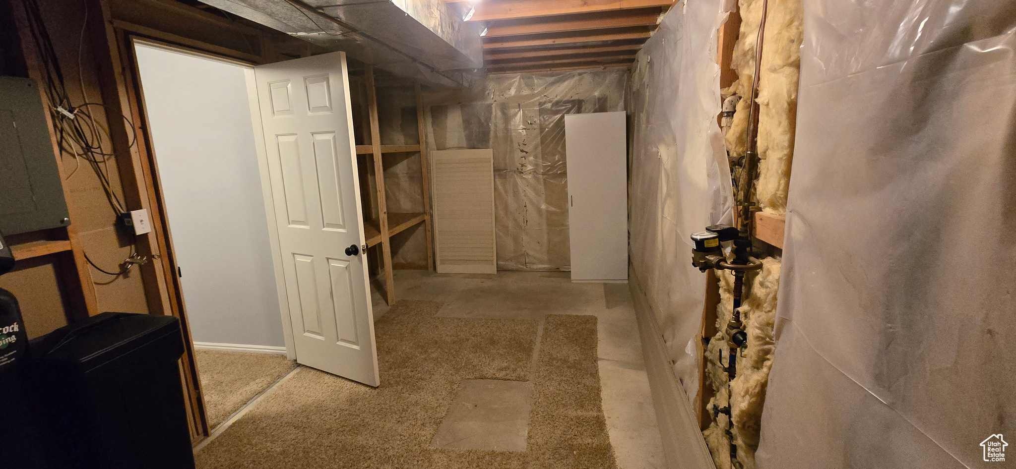 Large basement storage room