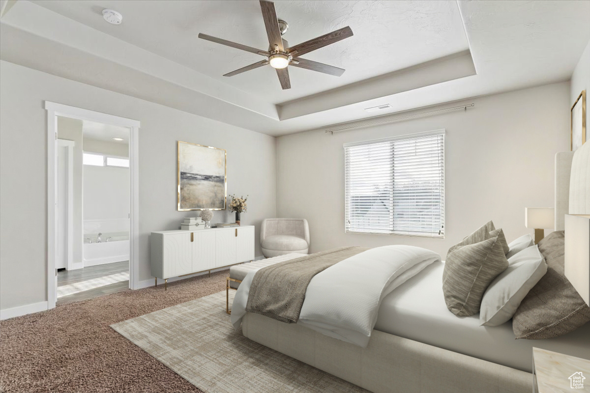 Oversized Owner’s Bedroom with 9' Ceilings, featuring a beautiful Ensuite Bathroom and a huge Walk-in Closet.