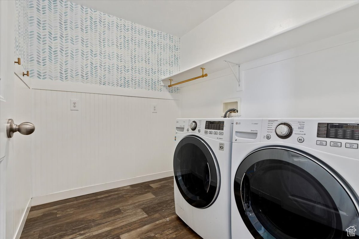 Laundry room conveniently located on the second floor, near all the bedrooms