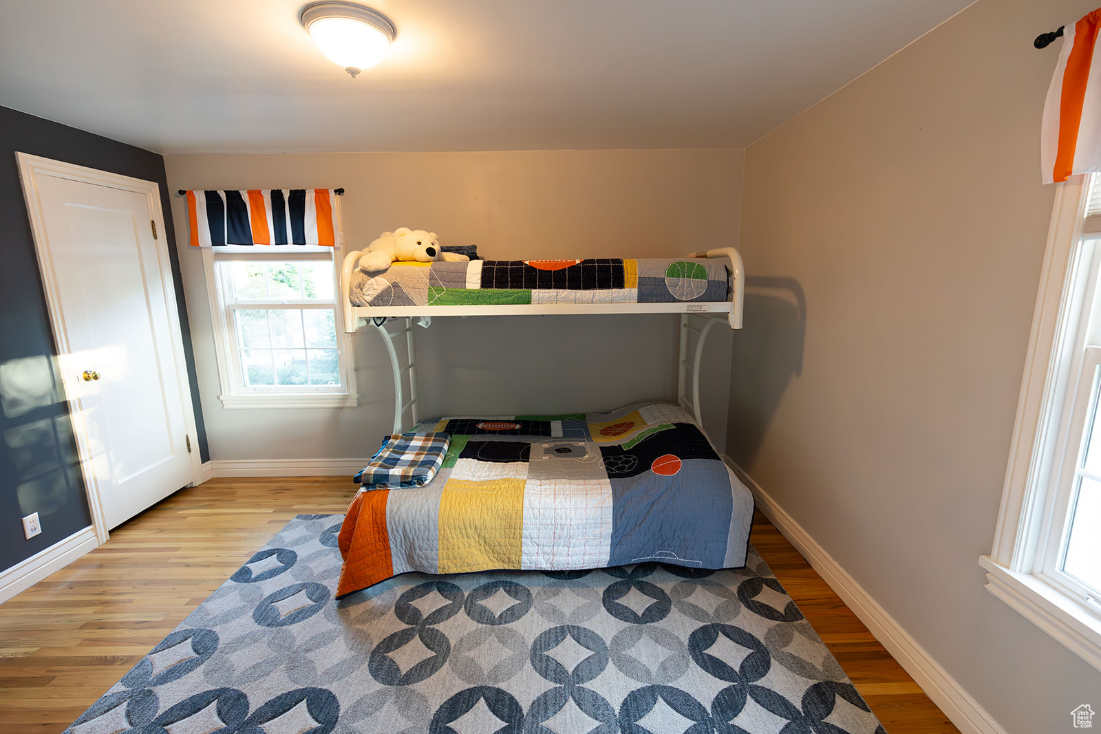 Bedroom featuring light wood-type flooring