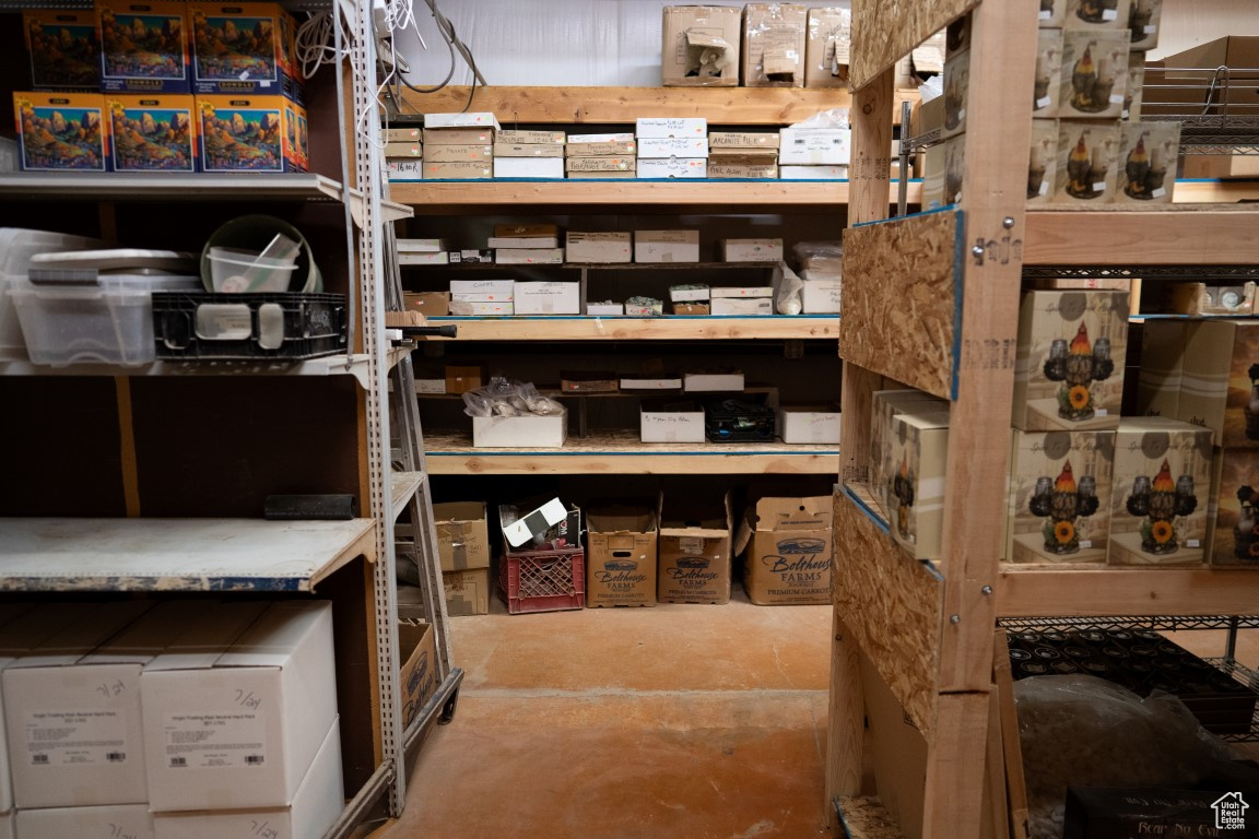 View of storage area