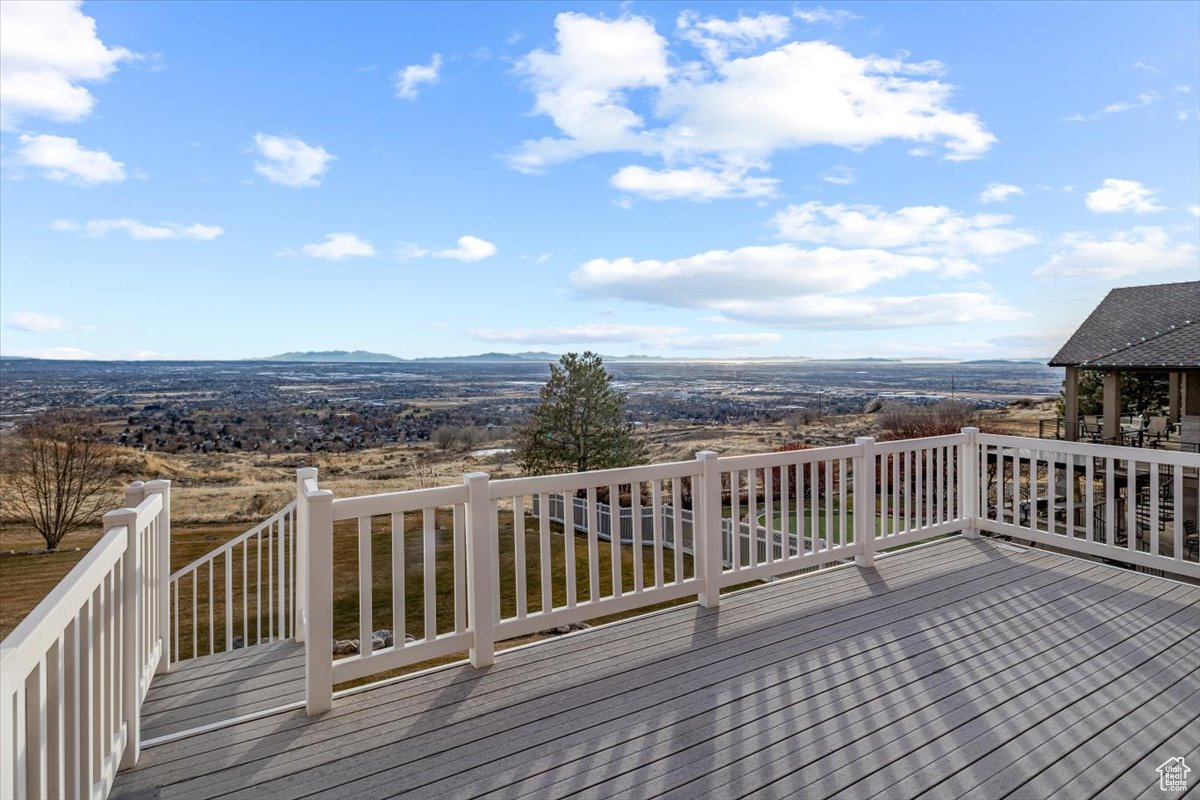 View of deck