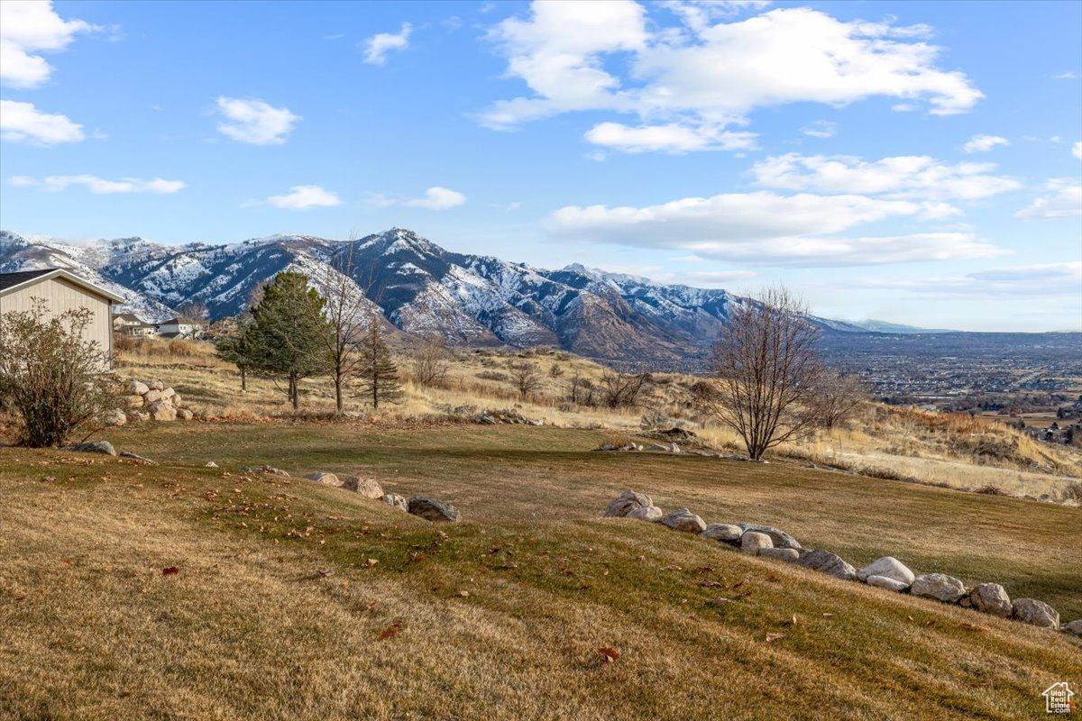 View of mountain feature featuring a rural view